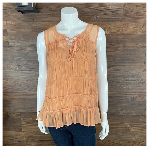 Floreat Calla Lace-Up Tank - Picture 3 of 7